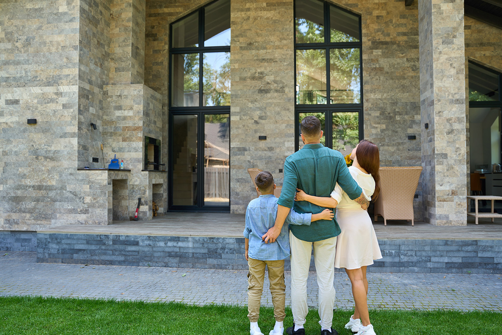 Custom DFW home exterior